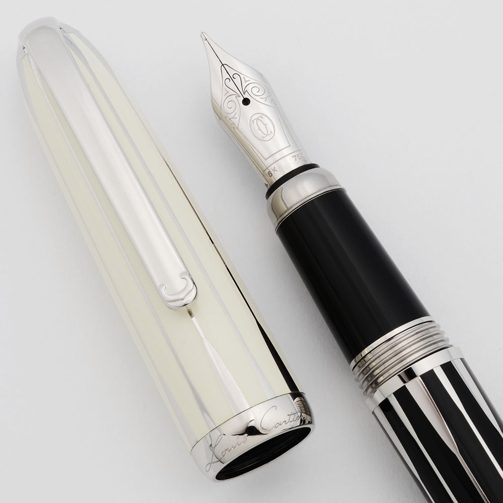 Louis Cartier Backgammon LE Fountain Pen (54/1847) - Black & White